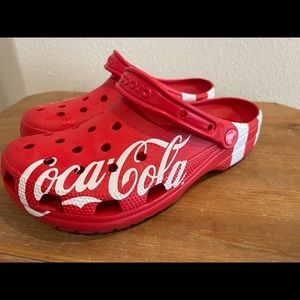 Coke a cola crocs men size 10 women 12